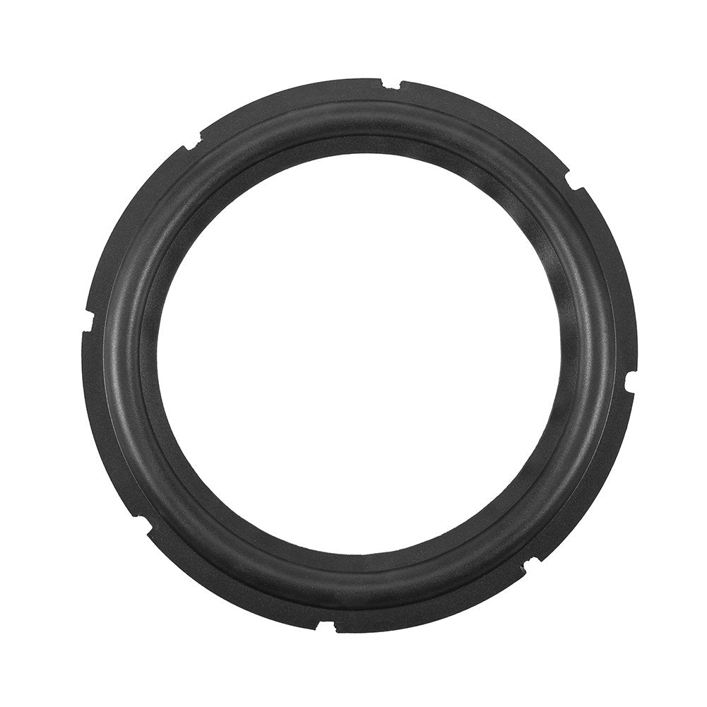 [Australia - AusPower] - Zerone 10inch Perforated Rubber Speaker Edge, Subwoofer Surround Rings Replacement Parts for Speaker Repair or DIY (Black)(1Pcs) 