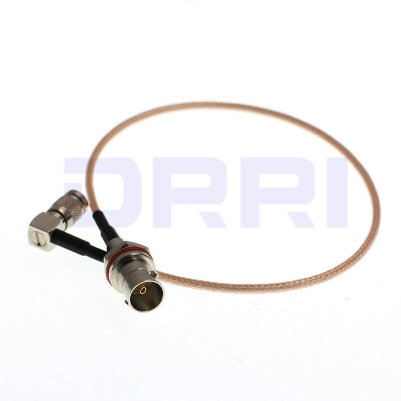 [Australia - AusPower] - DRRI HD SDI BNC Female Bulkhead to DIN 1.0/2.3 Male Straight 75ohm RG179 Pigtail Cable for Blackmagic HyperDeck Shuttle 