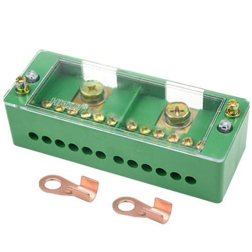 [Australia - AusPower] - WMYCONGCONG 660V 30A Single Phase 2 Inlet 12 Outlet Metering Box Junction Power Distribution Terminal Block (2 Inlet 12 Outlet) 