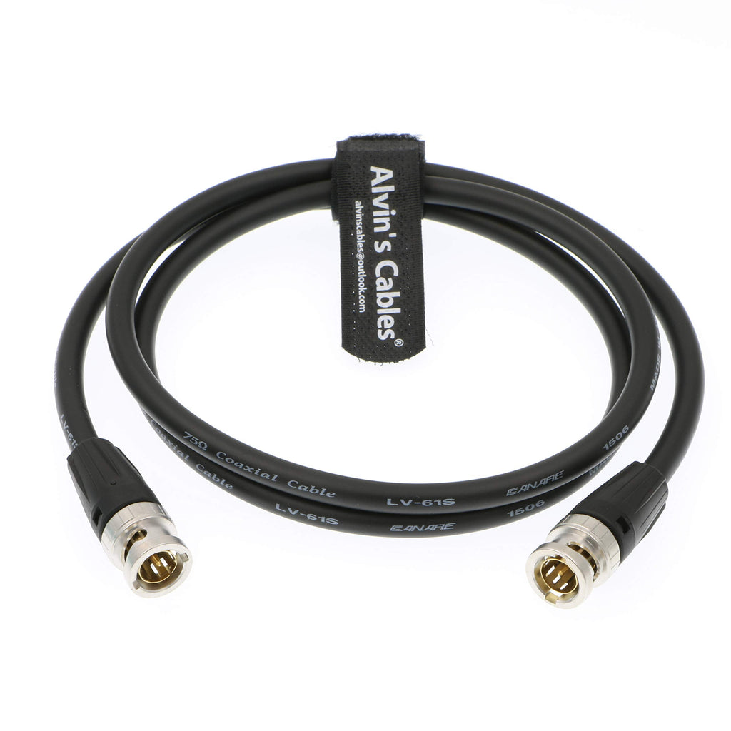[Australia - AusPower] - Alvin's Cables 12G SDI Cable HD SDI BNC to BNC Male Video Coaxial Cable for 4K Video Camera 50cm| 19 Inches BLACK 