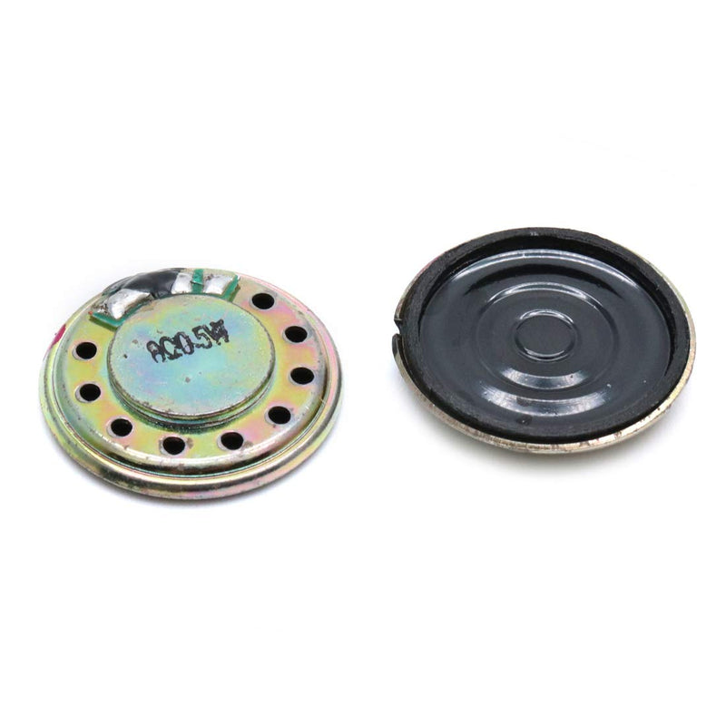 [Australia - AusPower] - Xiaoyztan 10 Pcs 20mm Diameter Small Iron Shell Full-Frequency Electronic Loudspeaker for DIY Audio Project (0.5W 8Ohm) 