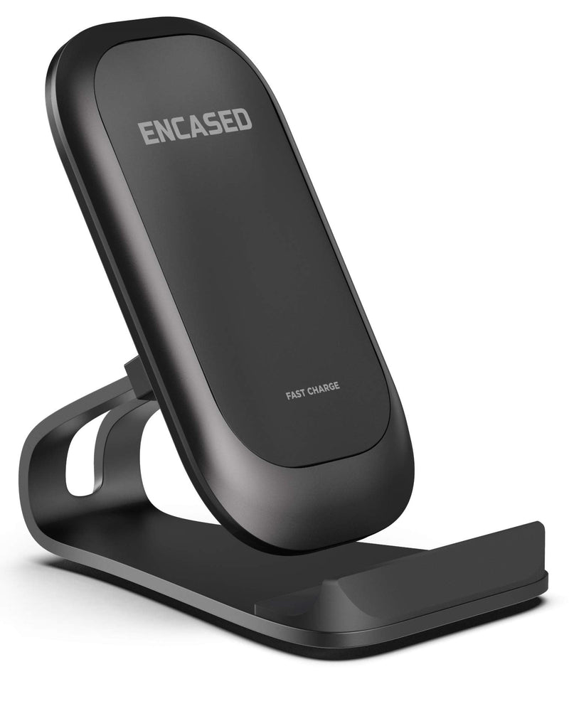 [Australia - AusPower] - Encased 15W Wireless Charger Stand Compatible with Samsung Phones/iPhone (Fast Charging) Qi Power Station with AC Wall Adapter 