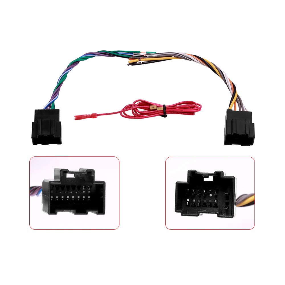 [Australia - AusPower] - RDBS Car Audio Amplified System & Video Wiring Harness for 2007-2012 Chevy GMC Buick Pontiac Saturn Stereo Speaker Connector 