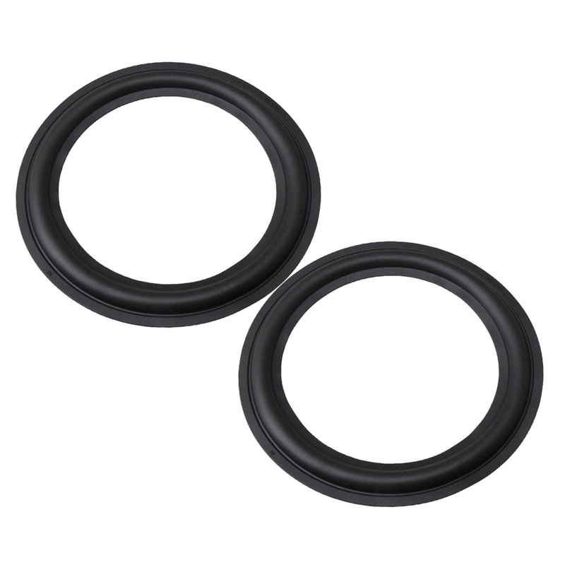 [Australia - AusPower] - RDEXP 8inch Rubber Speaker Edge Subwoofer Surrounds Ring Replacement Part for Speaker Repair or DIY Pack of 2 