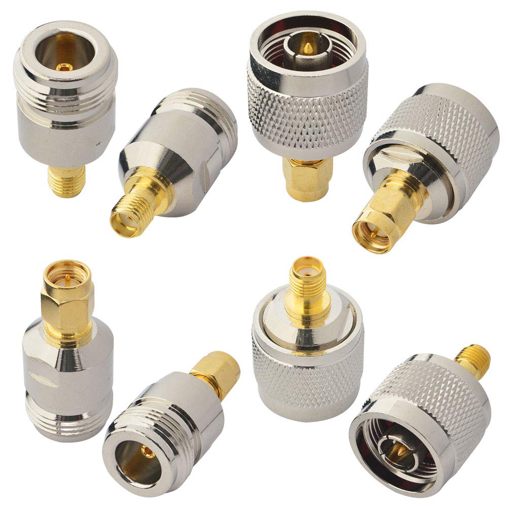 Onelinkmore Sma To N Adapter Kit 4 Type 2 Set Rf Connectors N Malefemale To Sma Femalemale Wi 5223