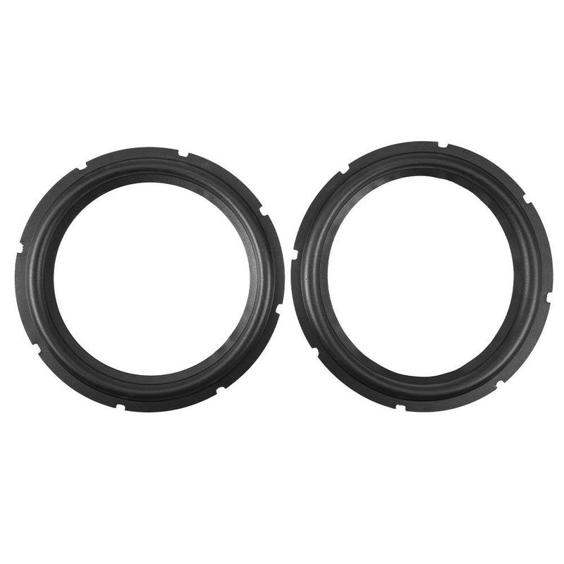 [Australia - AusPower] - Tihebeyan 10inch Perforated Speaker Rubber Speaker Edge Subwoofer Surround Rings Replacement Parts for Speaker Repair or DIY(2 pcs) 2 pcs 