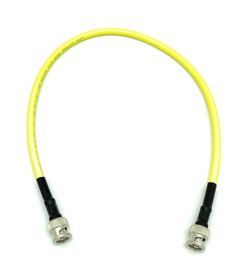 [Australia - AusPower] - 1.5ft AV-Cables 3G/6G HD SDI BNC Cable Belden 1505A RG59 - Yellow (1.5ft) 1.5ft 