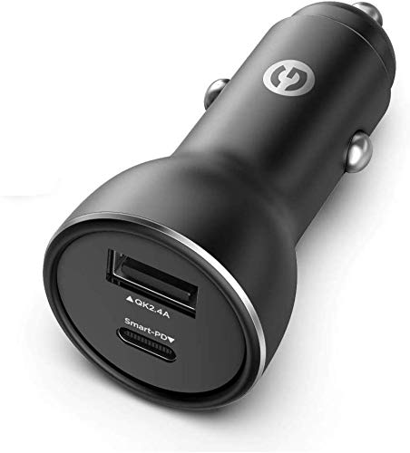 [Australia - AusPower] - Galvanox Compatible with iPhone 12/13 Car Charger USB C Dual (30W) Multi Port Fast Charging Adapter (18W/12W 2.4A) for Apple iPhone 13 Pro Max/12/11/XR 