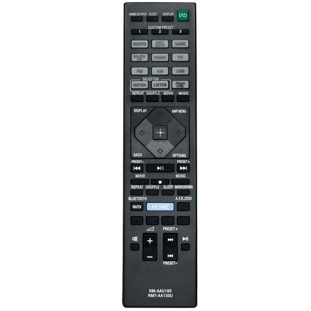 [Australia - AusPower] - RMT-AA130U RM-AAU190 Replace Remote Control Applicable for Sony STR-DN1060 STR-DN860 STR-DH550 STR-DH750 STRDN1060 STRDH550 STRDH750 Home Theatre AV Receiver 