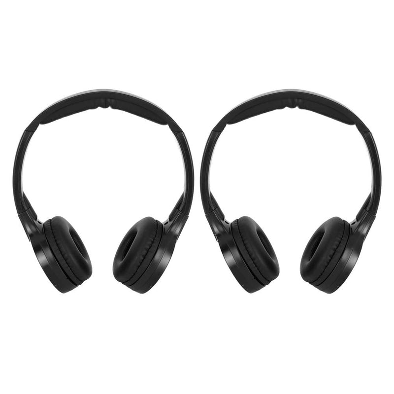 [Australia - AusPower] - Suuonee Infrared Earphone, 2 Channel Cordless Infrared IR Stereo Audio Headphone Earphone for Car Headrest DVD 
