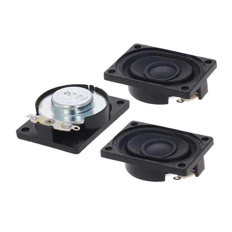 [Australia - AusPower] - Fielect 3Pcs DIY Magnetic Speaker 2W 8 Ohm 40 x 28mm (L x W) Rectangle Shape Replacement Loudspeaker 