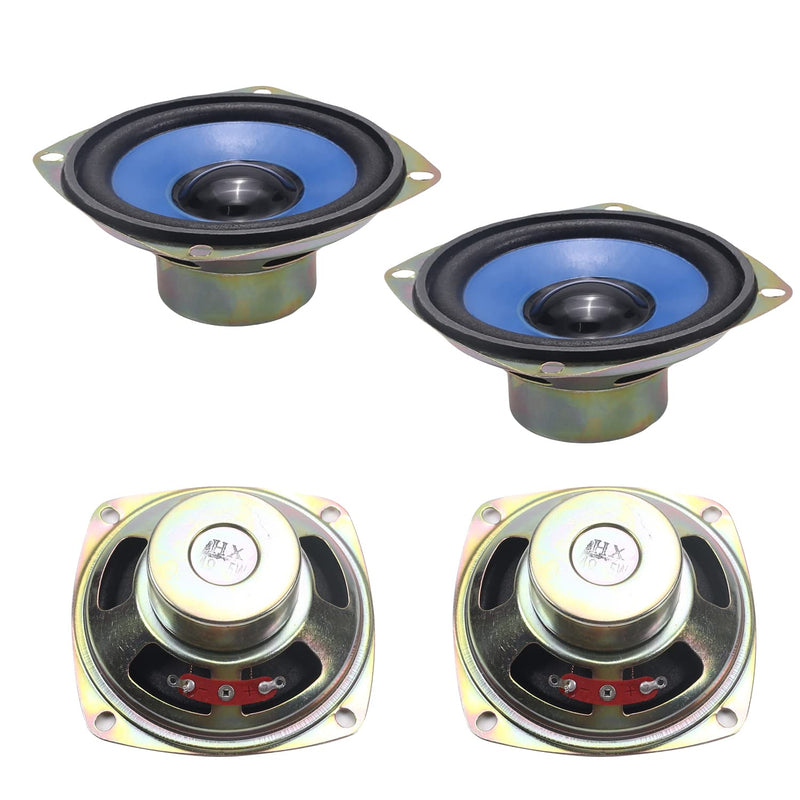 [Australia - AusPower] - Fielect 4Pcs 5W 4 Ohm DIY Magnetic Speaker Audio Speakers 77mm Diameter Round Shape Replacement Loudspeaker 77mm Diameter 34mm Height 5W 4 Ohm 4Pcs 