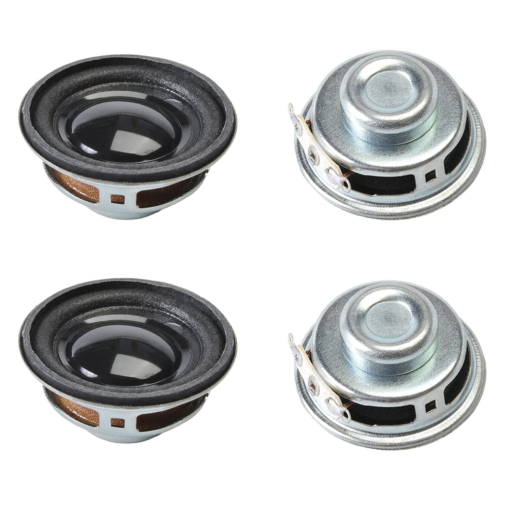 [Australia - AusPower] - Fielect 4Pcs DIY Magnetic Speaker 3W 4 Ohm Speaker 36mm Diameter Round Shape Replacement Loudspeaker 36mm Diameter 20mm Height 3W 4 Ohm 4Pcs 