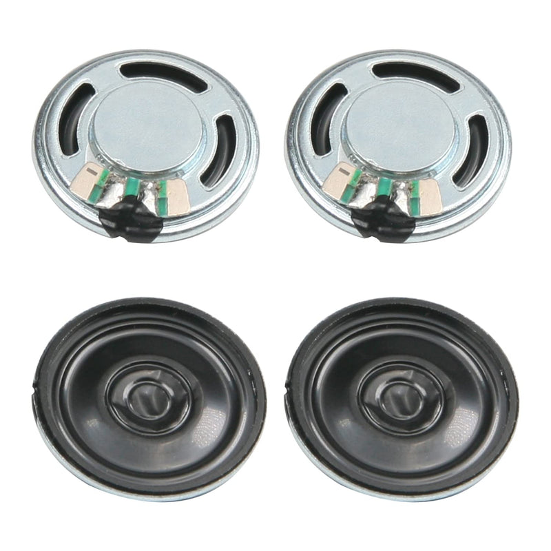 [Australia - AusPower] - Fielect 4Pcs DIY Magnetic Speaker 0.5W 8 Ohm 23mm Diameter Round Shape Replacement Loudspeaker 