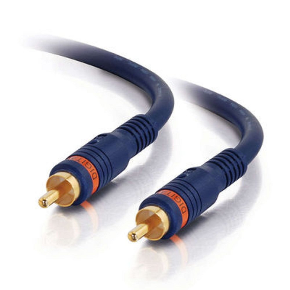 [Australia - AusPower] - C2G 40008 Velocity S/PDIF Digital Audio Coax Cable, Blue (1.5 Feet, 0.45 Meters) 