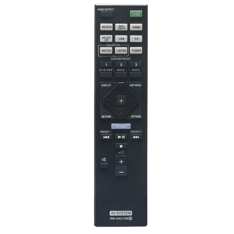 [Australia - AusPower] - RM-AAU189 Rmaau189 Replace Remote Control Compatible with Sony STR-DN850 STR-DN1050 Home Theater AV Receiver 