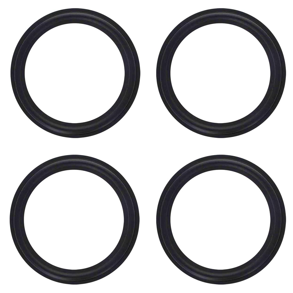 [Australia - AusPower] - Fielect 4Pcs 9.1inch/230mm Rubber Speaker Edge Surround Rings Replacement Kit for Speaker Repair or DIY Black 4 Pcs 9inch /230mm 