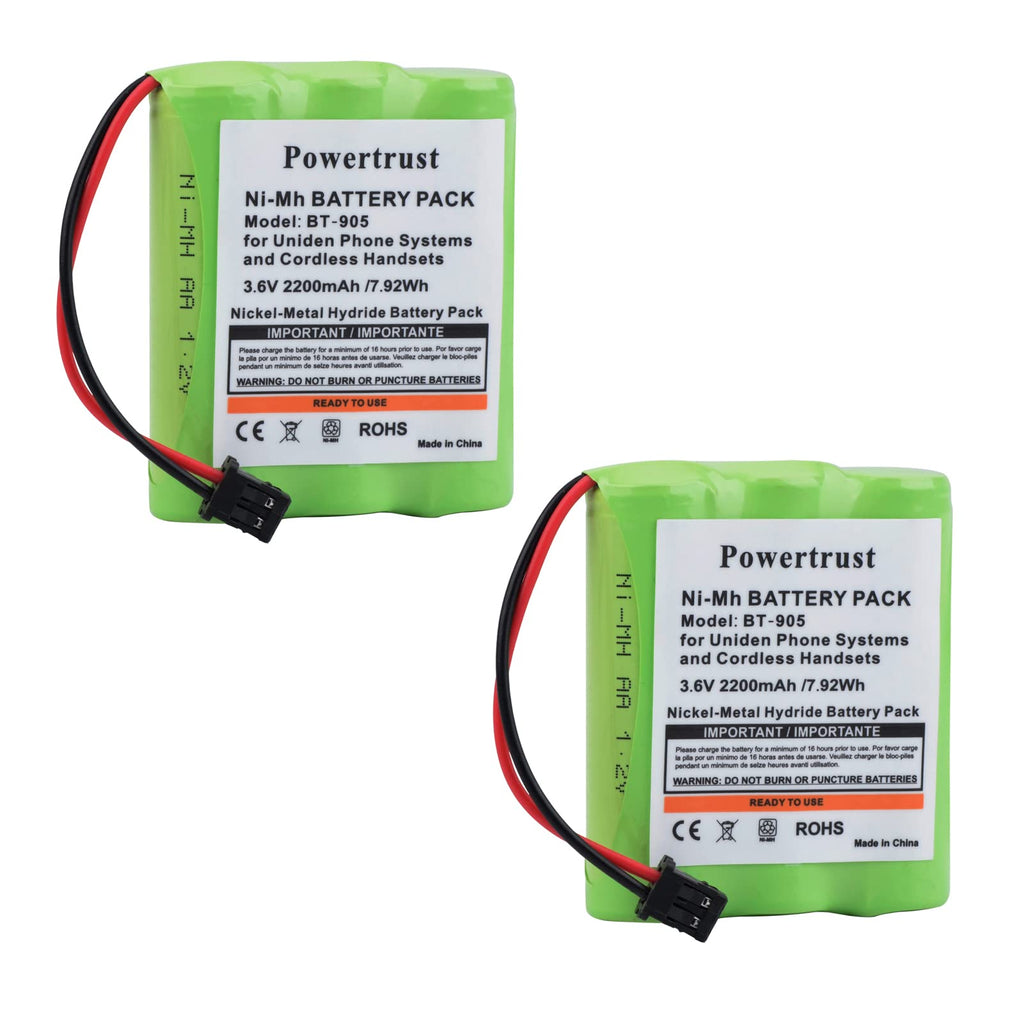 [Australia - AusPower] - PowerTrust BT-905 Rechargeable Cordless Phone Battery for BT905 BT800 BT-1006 BP-905 P-P501 BP-905BBTY-0444001 BBTY-0449001 