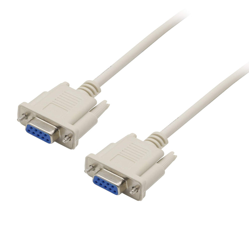 [Australia - AusPower] - 4.5 Feet RS232 DB9 9pin Data Serial Cable Female to Female DB9 Straight Through Extension Cable YOUCHENG for Computers, Printers, Scanners 