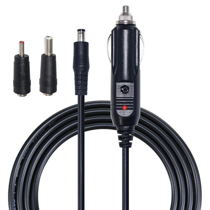 [Australia - AusPower] - SPARKING DC 5.5 x 2.1mm Car Charger Power Supply Cord - 12v -24v 4FT Cigarette Lighter Male Plug to DC Connector 5.5 x 2.1mm Cable 