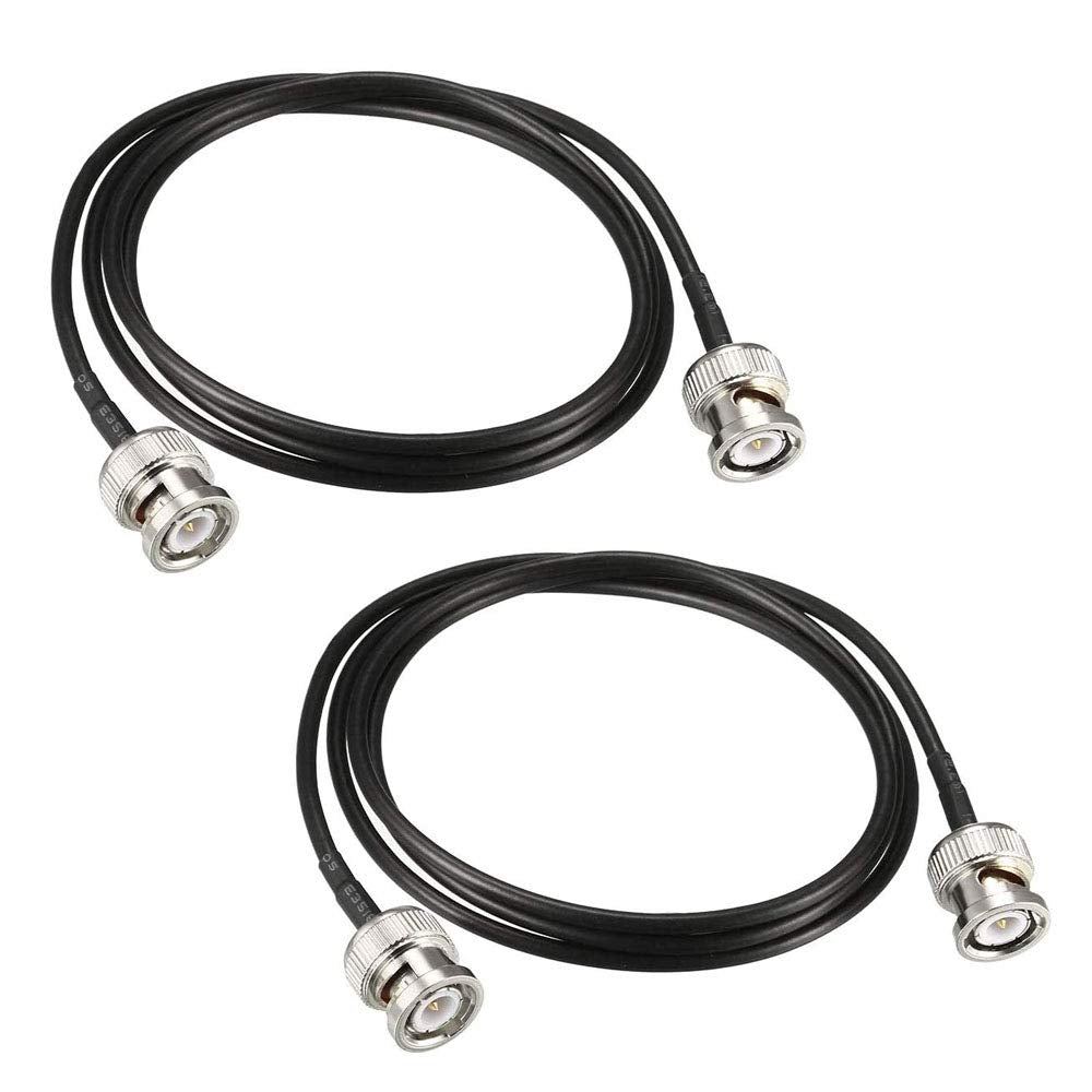 [Australia - AusPower] - 33ft /10m BNC Male to BNC Male RG174 Coaxial Extension Cable Video Signals, CCTV, DVR, Camera -2Pack 