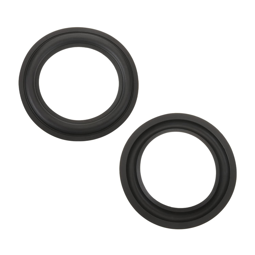 [Australia - AusPower] - Fielect 5 Inch Speaker Rubber Edge Surround Rings Replacement Parts for Speaker Repair or DIY 2pcs 5" 