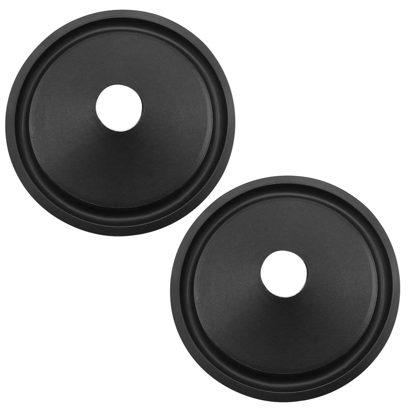 [Australia - AusPower] - Fielect 8 inches Paper Speaker Cone Subwoofer Cones Drum Paper 1.4 inches Inner Diameter with Rubber Surround 2Pcs 8" 35.5mm 2Pcs 