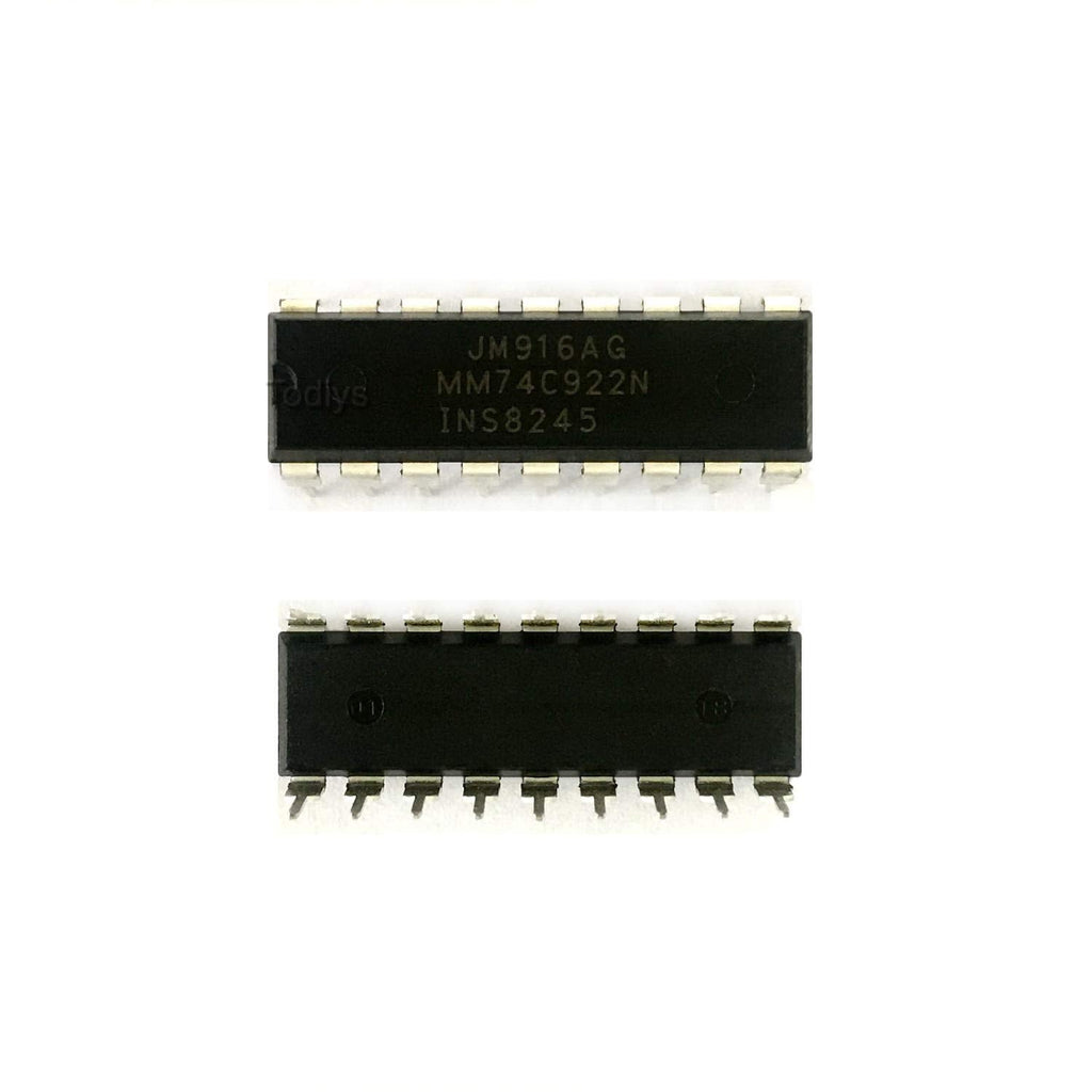 [Australia - AusPower] - Todiys New 10Pcs for 74C922 74C922N MM74C922N DIP-18 16-Key Encoder IC Chip MM74C922 