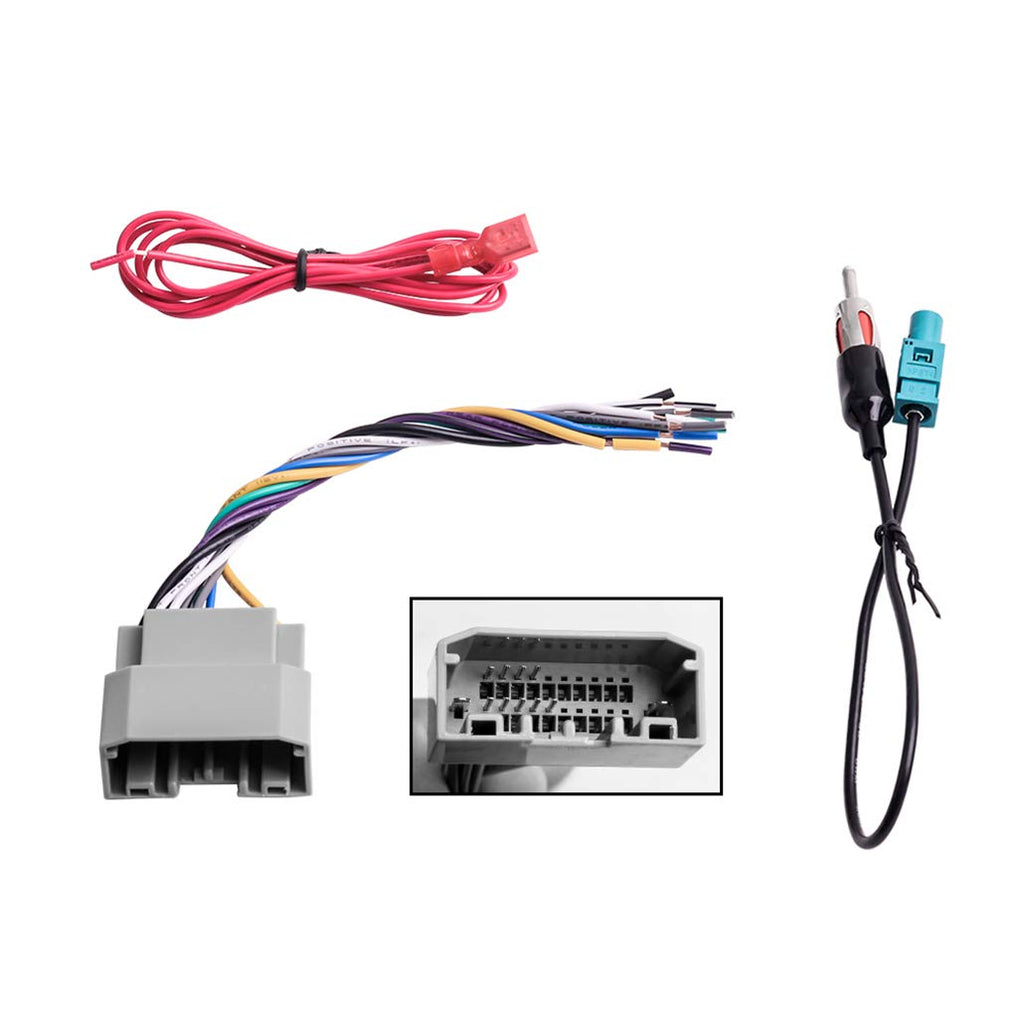 [Australia - AusPower] - RDBS Aftermarket Radio Wiring Harness Adapter Fit for Some Jeep Dodge Chrysler Modles Car Stereo Wire Harness Antenna Plug 