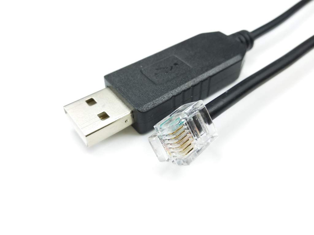 [Australia - AusPower] - Washinglee RJ12 Control Cable for Skywatcher AZ-GTI and AZ-GTE, for Computerized Alt-Az Tracking Mount (16 FT / 5 M) For AZ-Gti (16-FT) 