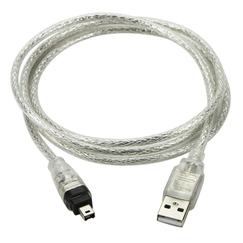 [Australia - AusPower] - cablecc USB Male to Firewire IEEE 1394 4 Pin Male iLink Adapter Cord Cable for Sony DCR-TRV75E DV 4pin Male to USB Male 