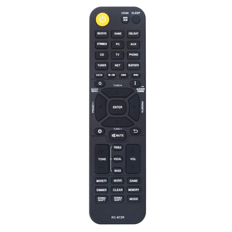 [Australia - AusPower] - New RC-972R Replaced Remote Control fit for Onkyo AV Receiver TXNR797 TX-NR696 TX-NR595 