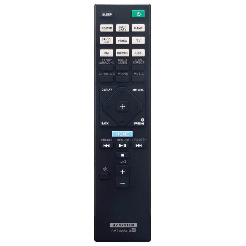 [Australia - AusPower] - RMT-AA231U Replacement Remote Commander fit for Sony 7.2 Channel Home Theater 4K AV Receiver STRDH770 STR-DH770 