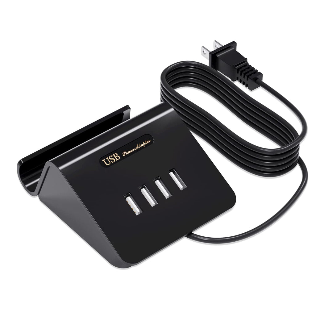 [Australia - AusPower] - USB Charging Station, 4 USB Desktop Charging Station for Multiple Devices Compatible with Smart Phones, Speaker, Power Bank and More 