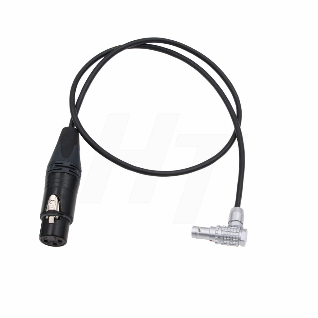 [Australia - AusPower] - HangTon Audio Cable XLR 3 Pin to Right Angle 6 Pin for ARRI Alexa 35 and Mini LF Camera 60cm R-XLR 