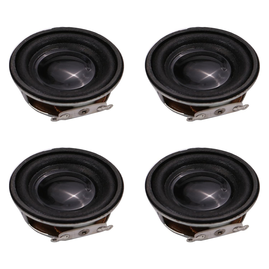 [Australia - AusPower] - Heyiarbeit DIY Magnetic Speaker 4 Ohm 3W 40mm Dia Round Shape Replacement Speaker Stereo Woofer Loudspeaker for DIY Audio Speakers Interphone 4pcs 