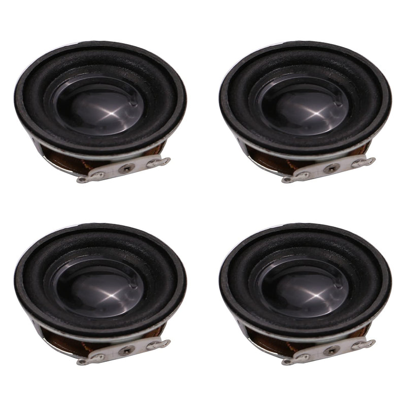 [Australia - AusPower] - Heyiarbeit DIY Magnetic Speaker 4 Ohm 3W 40mm Dia Round Shape Replacement Speaker Stereo Woofer Loudspeaker for DIY Audio Speakers Interphone 4pcs 