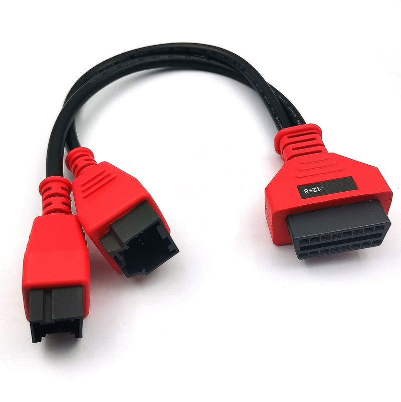 [Australia - AusPower] - DEVMO Cable Adaptor for Chry-sler Programming Cable 12+8 Cable Adaptor Connector Compatible with Autel MaxiSys MS908 MS906S 908S MS905 
