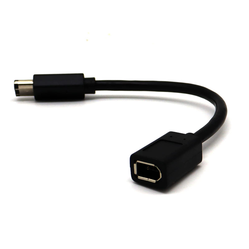 [Australia - AusPower] - Firewire IEEE 1394 Cable, Disscool Firewire Cord 6 Pin Male to 6 Pin Female Adapter IEEE 1394 Firewire 400 to Firewire 400 Cable for DV Video(0.2M/0.65FT) 6M to 6F 