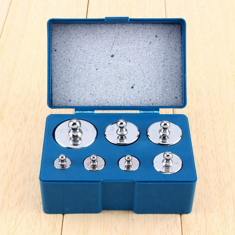 [Australia - AusPower] - 5pcs/6pcs/7pcs Set Calibration Weight Kit Scale Calibration Weight for Digital Jewelry Scale 105G 205G 500G Total Weight 