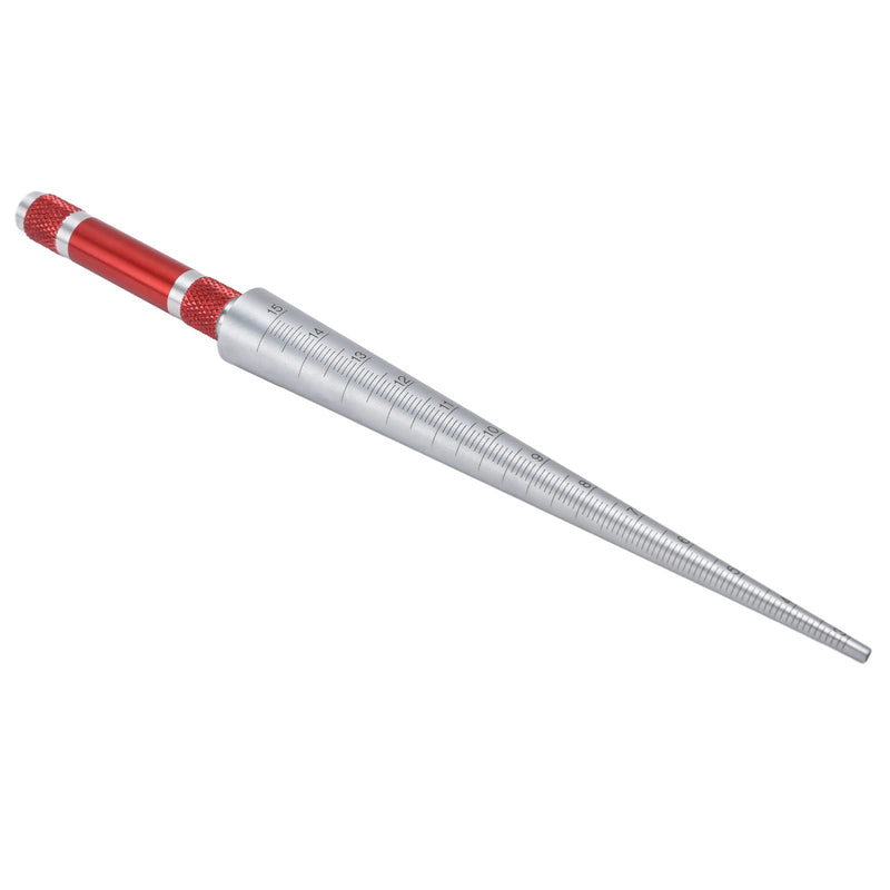[Australia - AusPower] - Aperture Gauge, Stainless Steel Conical Inner Diameter Inspection Measurement Tool 3‑15mm Used to Measure the Inner Diameter and Hole of Thin Walled Parts 