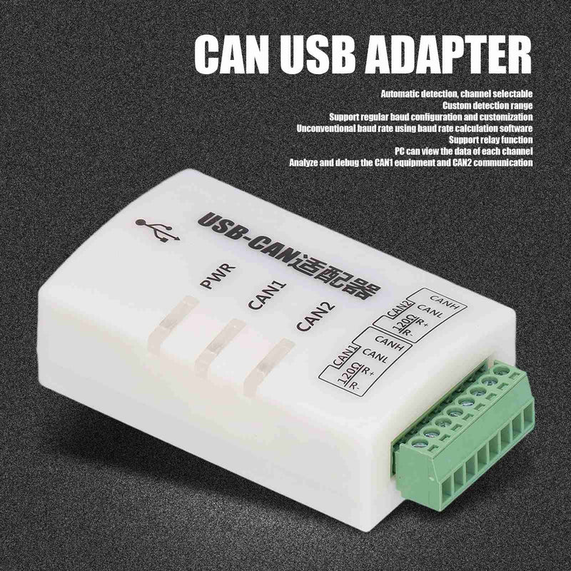 [Australia - AusPower] - Adapter Analyzer Dual Channel Automatic Bus Analyzer J1939 Intelligent Converter Debugger 5K 1M 