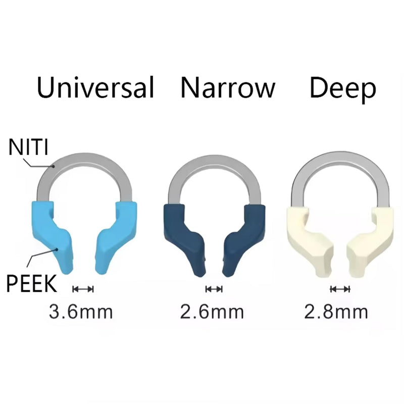 [Australia - AusPower] - Dental Sectional Matrix System, Dental Sectional Contoured Matrices Refill Matrix Bands, Sectional Contoured Metal Matrices, Nickel Titanium Clamp Ring Resin Holder Clip Ring-BLUE BLUE RING 