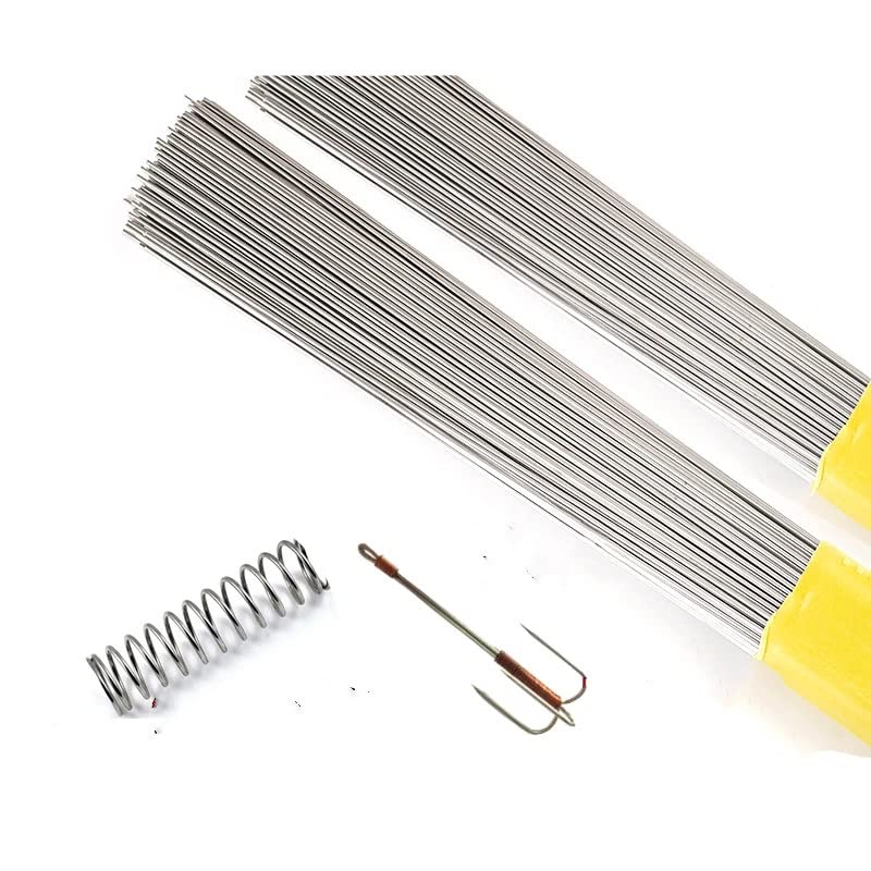 [Australia - AusPower] - 25PCS 40CM 15.7" Stainless Steel Spring Wire Hard Full Straight 0.2-3MM (1.0mm) 1.0mm 