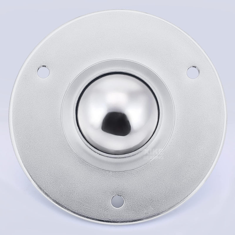 [Australia - AusPower] - XiKe 4 PCS Ball Bearing Transfer Units 1-1/2" Roller Transfer Bearings Wheel Casters 240Lbs Carbon Steel Flange Mounted 360 Rotation for Transmission. 240 pounds load ? 1-1/2" ball diameter 