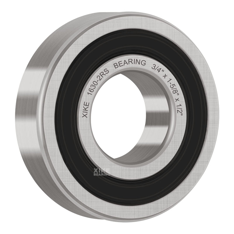 [Australia - AusPower] - XIKE 4 Pcs 1630-2RS Bearings 3/4"x1-5/8"x1/2", Double Rubber Seals and Pre-Lubricated, Deep Groove Ball Bearing. 1630-2RS Size 3/4"x1-5/8"x1/2" 