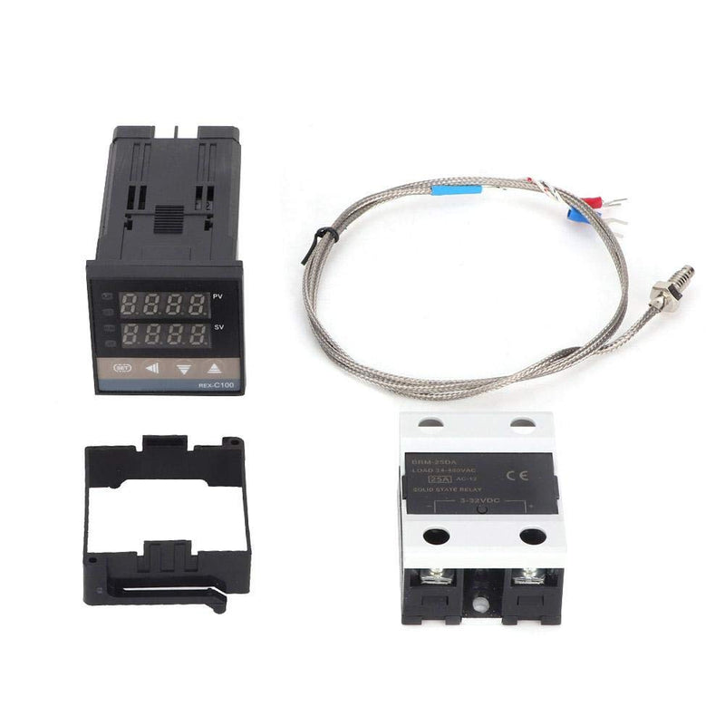 [Australia - AusPower] - Thermostat, 0-400℃ LED PID AC110V-240V Temperature Controller Digital Thermostat Kit Used in Electric Power,Chemical Industry,Injection Food,Incubator 