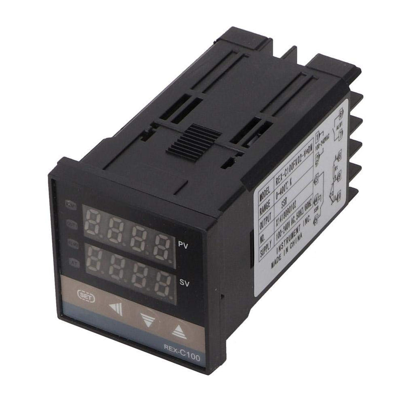 [Australia - AusPower] - Thermostat, 0-400℃ LED PID AC110V-240V Temperature Controller Digital Thermostat Kit Used in Electric Power,Chemical Industry,Injection Food,Incubator 