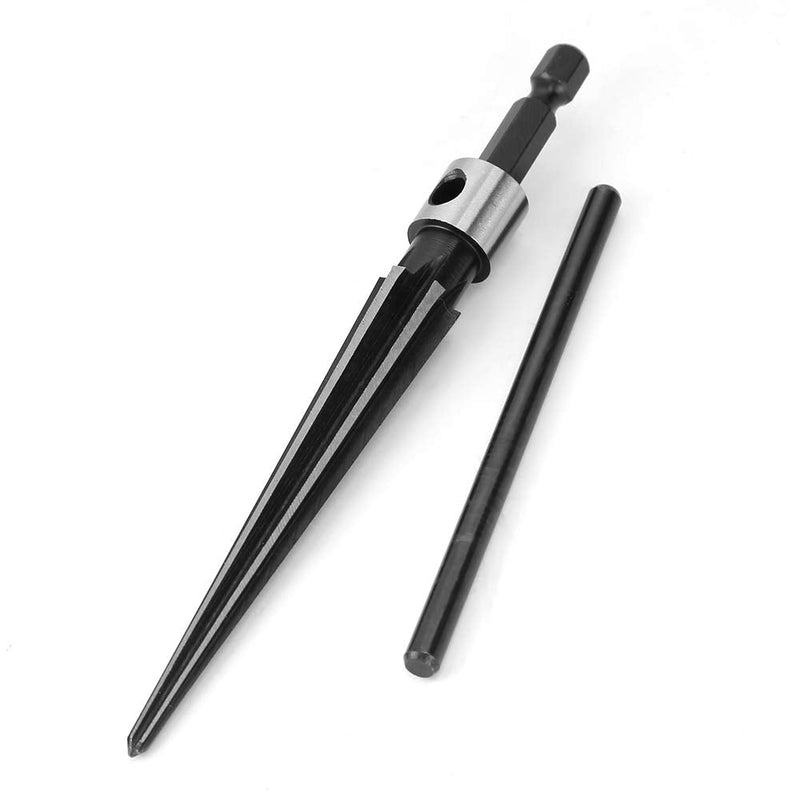 [Australia - AusPower] - Hand Reamer, Tapered Drill, 3-13 mm, Hand Reamer, Bridge Pin Hole Made of Carbon Steel, Hand T Shaped Conical Hex Drive, Handle Drilling Tool Holes on Boards, Chamfering 