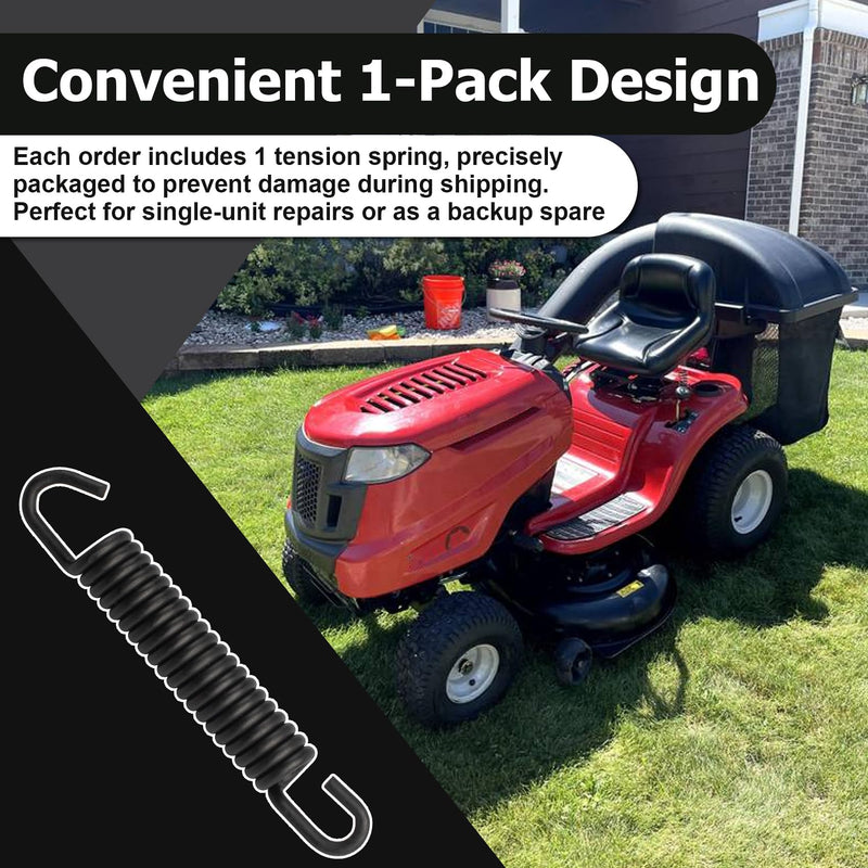 [Australia - AusPower] - 732-0716D Tension Spring,Compatible with CUB Cadet – Replacement for RZT, LGT, SLT, SLTX, LGTX, GT, LT, LTX Mowers,Durable Extension Spring,Lawn Mower Springs,1-Pack 